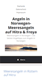 Mobile Screenshot of angeln-hitra.de